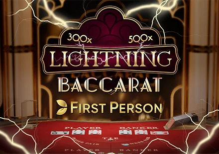 First Person Lightning Baccarat